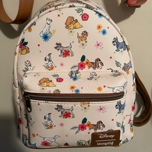 Loungefly Disney cats and dogs mini backpack